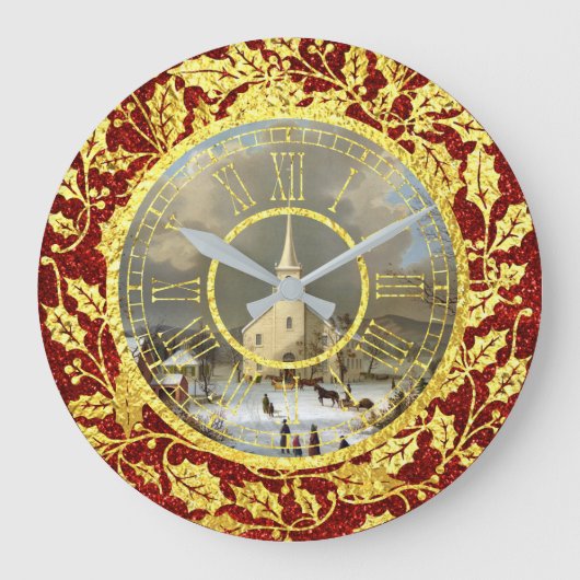 Grande Horloge Ronde Matin Noël (Recto)