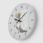 Grande Horloge Ronde Max. | Je Te Mangerai ! (Angle)