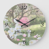Grande Horloge Ronde May Flowers Pink  (Recto)
