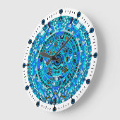 Grande Horloge Ronde Maya Aztec Calendar (Angle)