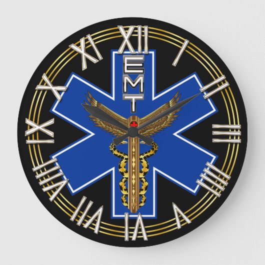 Grande Horloge Ronde Medical EMT (Recto)