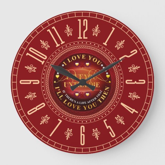 Grande Horloge Ronde Meilleur cadeau Wadd, (Recto)