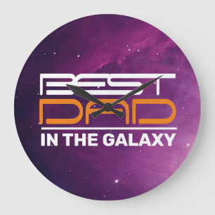 Grande Horloge Ronde Meilleur DAD Dans L'Horloge Murale Acrylique Galax