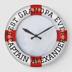 Grande Horloge Ronde Meilleur Grand-Père Jamais Conservateur de Vie Naú