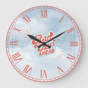 Grande Horloge Ronde Meilleurs Jours