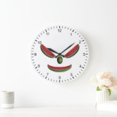 Grande Horloge Ronde Melons Face (Maison)