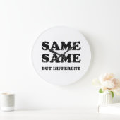 GRANDE HORLOGE RONDE MÊME MAIS DIFFÉRENT (Maison)