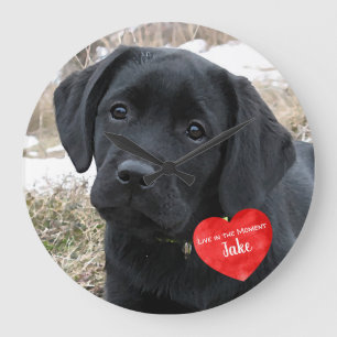 Grande Horloge Ronde Mémorial photo pour animaux de compagnie - Ajouter