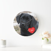 Grande Horloge Ronde Mémorial photo pour animaux de compagnie - Ajouter (Maison)