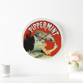 Grande Horloge Ronde Menthe (Maison)