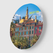 Grande Horloge Ronde Menton (Angle)