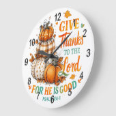 Grande Horloge Ronde Merci À... (Angle)