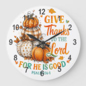 Grande Horloge Ronde Merci À... (Recto)