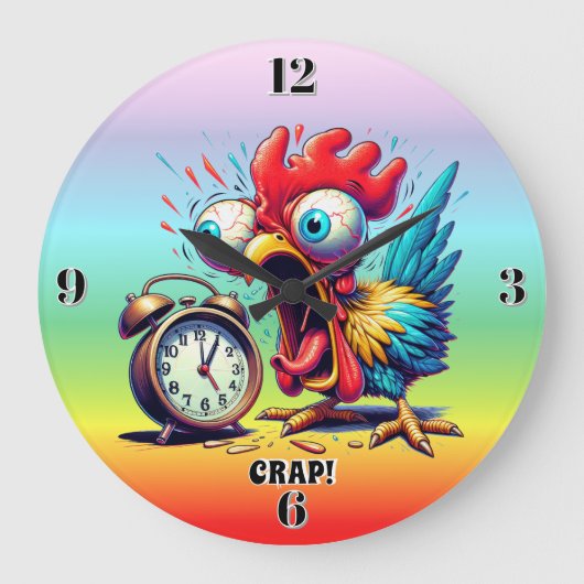 GRANDE HORLOGE RONDE MERDE! (Recto)