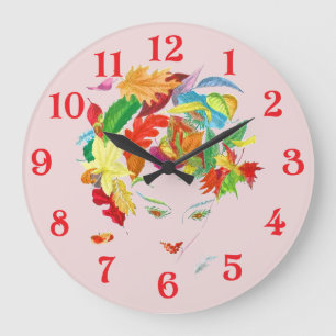 Grande Horloge Ronde Mère Nature
