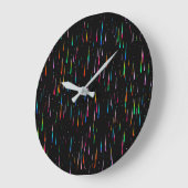 Grande Horloge Ronde Météore Rain (Angle)