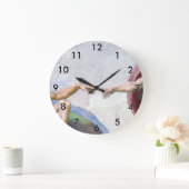 Grande Horloge Ronde Michelangelo - Création d'Adam Isolé (Maison)