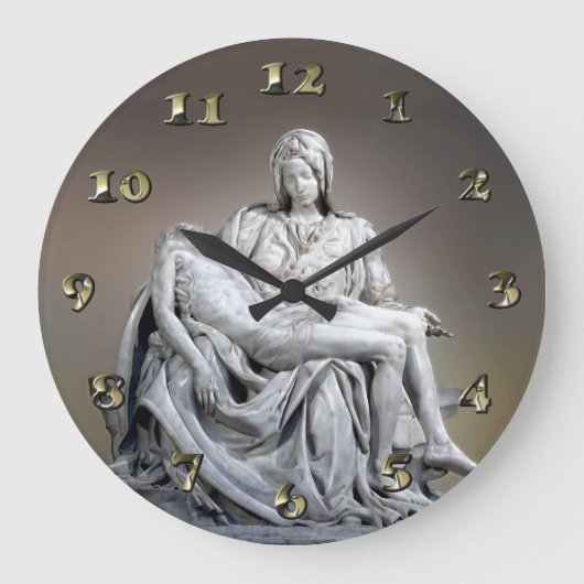 Grande Horloge Ronde Michelangelo - La Pieta (Recto)