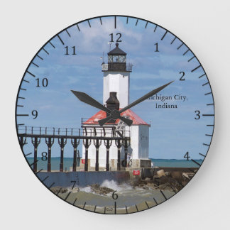 Grande Horloge Ronde Michigan City Pierhead Light clock