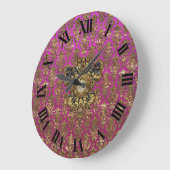 Grande Horloge Ronde Milly's Damask (Angle)