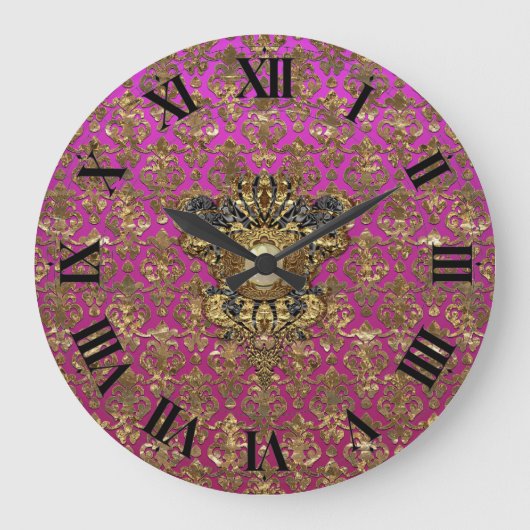 Grande Horloge Ronde Milly's Damask (Recto)