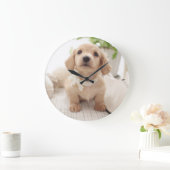 Grande Horloge Ronde Miniature Dachshund (Maison)