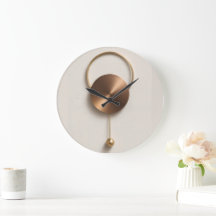 Minimalist Brushed Bronze Sculptural Acrylic Wall