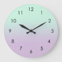 Mint Esthétique Pastel Et Ombre Gradient Lilac