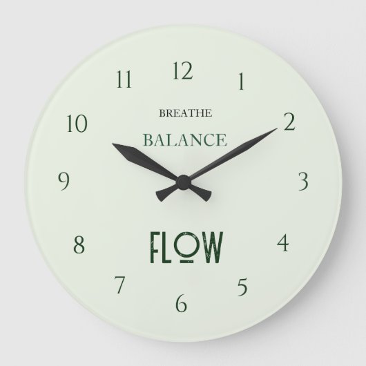 Grande Horloge Ronde Mint Green Yoga (Recto)
