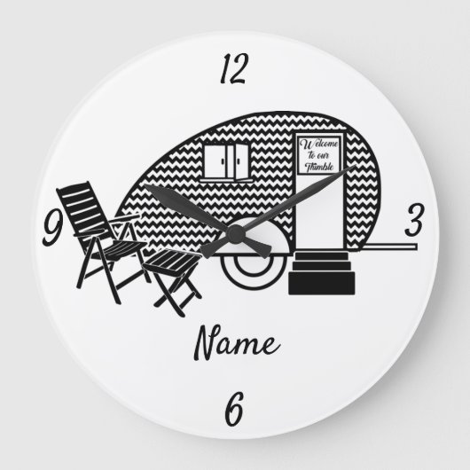 Grande Horloge Ronde Minuscule remorque Teardrop Thunder_Cove (Recto)