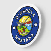 Grande Horloge Ronde Missoula Montana (Angle)