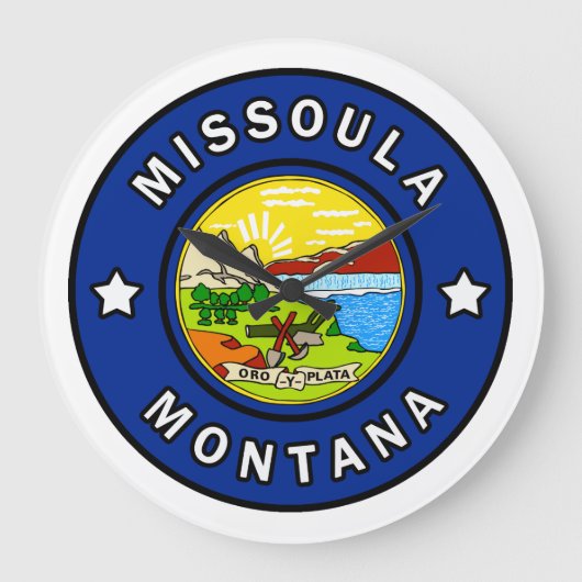 Grande Horloge Ronde Missoula Montana (Recto)