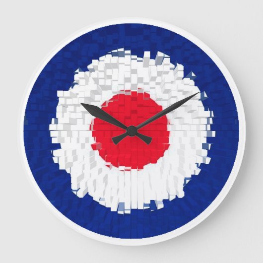 Grande Horloge Ronde Mod Target with effet applied (Recto)