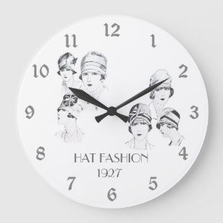 Grande Horloge Ronde Mode casquette Vintage Illustré Casquette rugissem