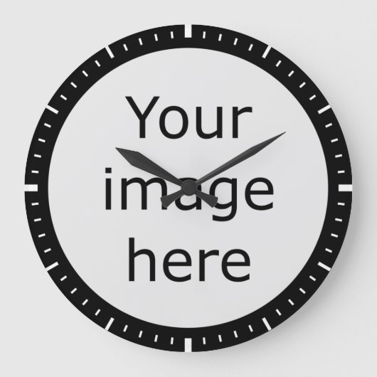 Grande Horloge Ronde Modèle - Arrondi (Recto)
