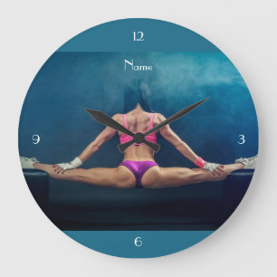 Grande Horloge Ronde Modèle de condition physique féminine Split Thun