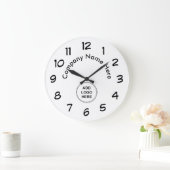 Grande Horloge Ronde Modèle du logo de la société Office (Maison)
