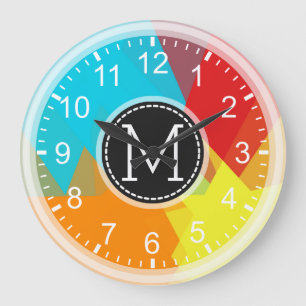Grande Horloge Ronde Modern Modern Modern Monogram