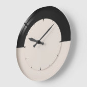 Grande Horloge Ronde Moderne (Angle)