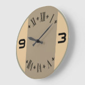 Grande Horloge Ronde Moderne  (Angle)