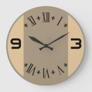 Grande Horloge Ronde Moderne