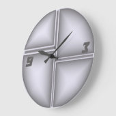 Grande Horloge Ronde Moderne (Angle)