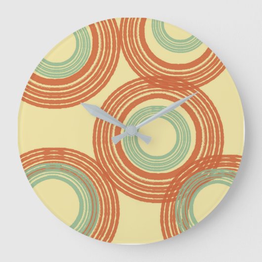 Grande Horloge Ronde Moderne du milieu du siècle (Recto)