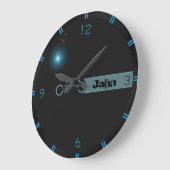 Grande Horloge Ronde Moderne futuristic (Angle)