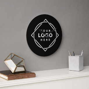 Grande Horloge Ronde Moderne, minimaliste, élégant et personnalisable