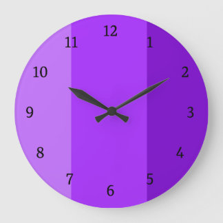 Grande Horloge Ronde Moderne violet