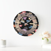 Grande Horloge Ronde Moderne wall clock design . (Maison)