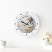 Grande Horloge Ronde Moineau Sérieux (Maison)