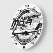 Grande Horloge Ronde Moissonneuse MQ-9 (Angle)