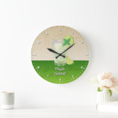 Grande Horloge Ronde Mojito (Maison)